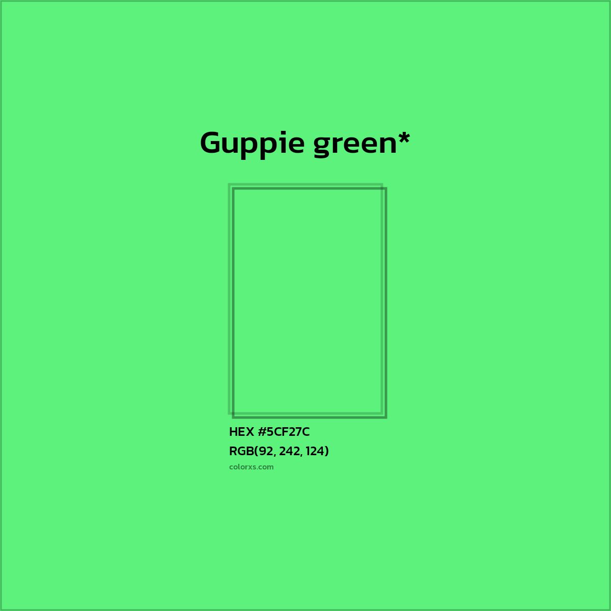 HEX #5CF27C Color Name, Color Code, Palettes, Similar Paints, Images