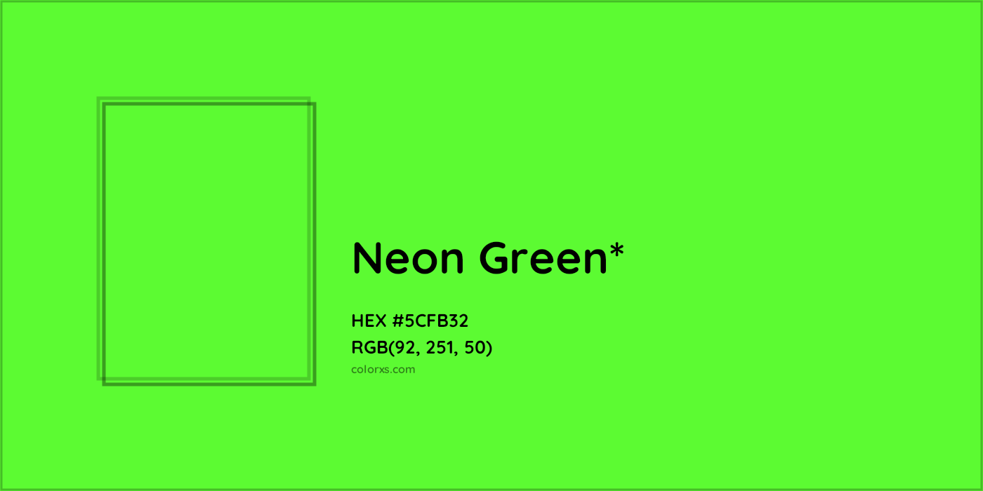 HEX #5CFB32 Color Name, Color Code, Palettes, Similar Paints, Images