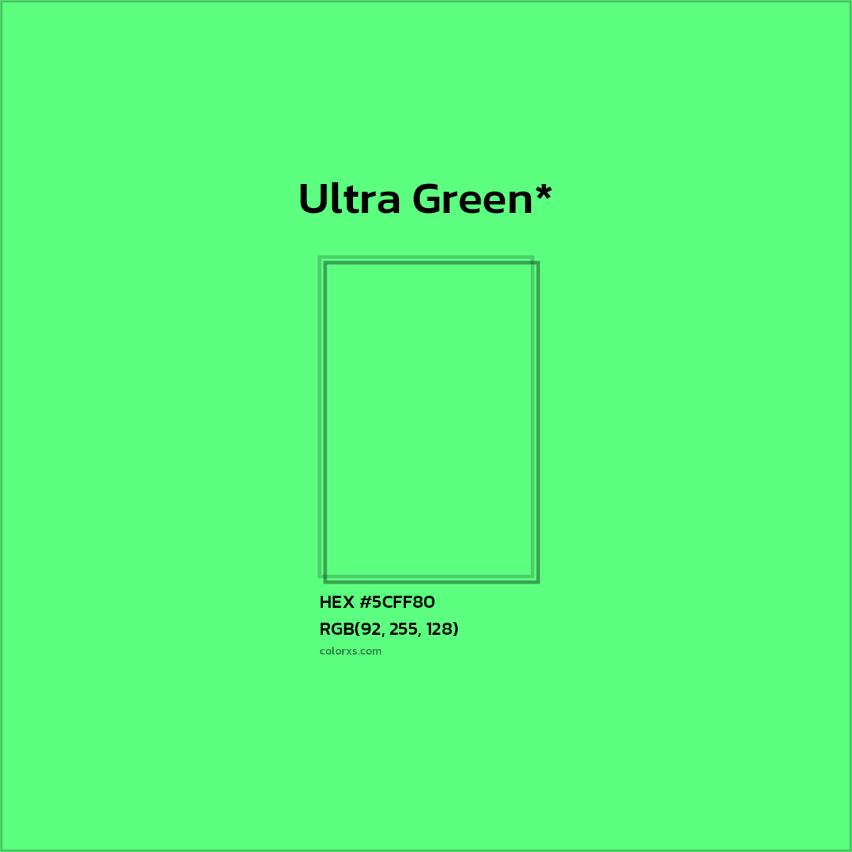 HEX #5CFF80 Color Name, Color Code, Palettes, Similar Paints, Images