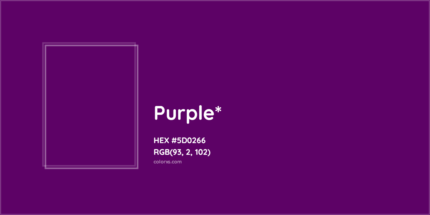 HEX #5D0266 Color Name, Color Code, Palettes, Similar Paints, Images