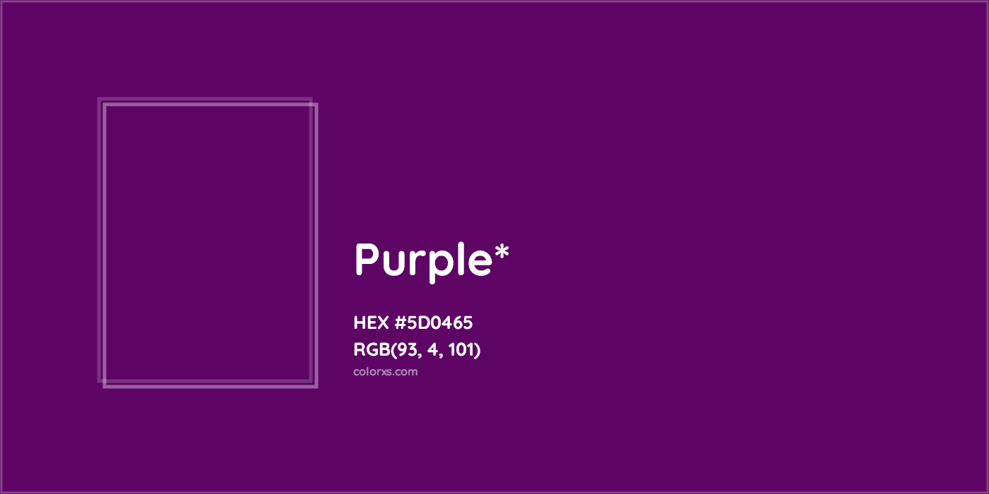 HEX #5D0465 Color Name, Color Code, Palettes, Similar Paints, Images