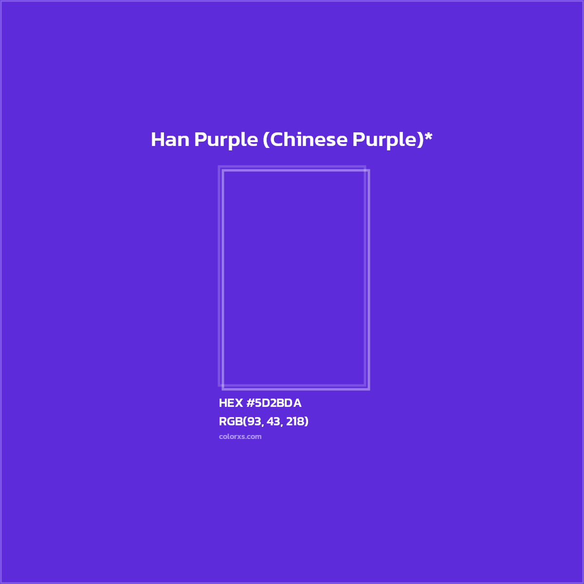 HEX #5D2BDA Color Name, Color Code, Palettes, Similar Paints, Images