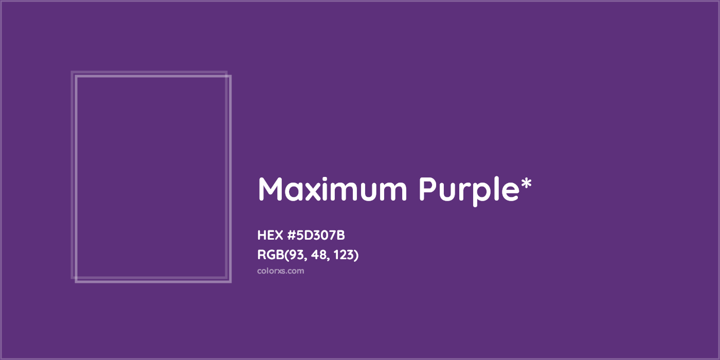 HEX #5D307B Color Name, Color Code, Palettes, Similar Paints, Images