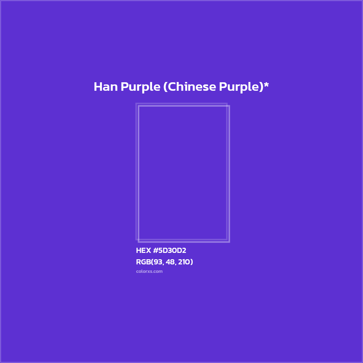 HEX #5D30D2 Color Name, Color Code, Palettes, Similar Paints, Images