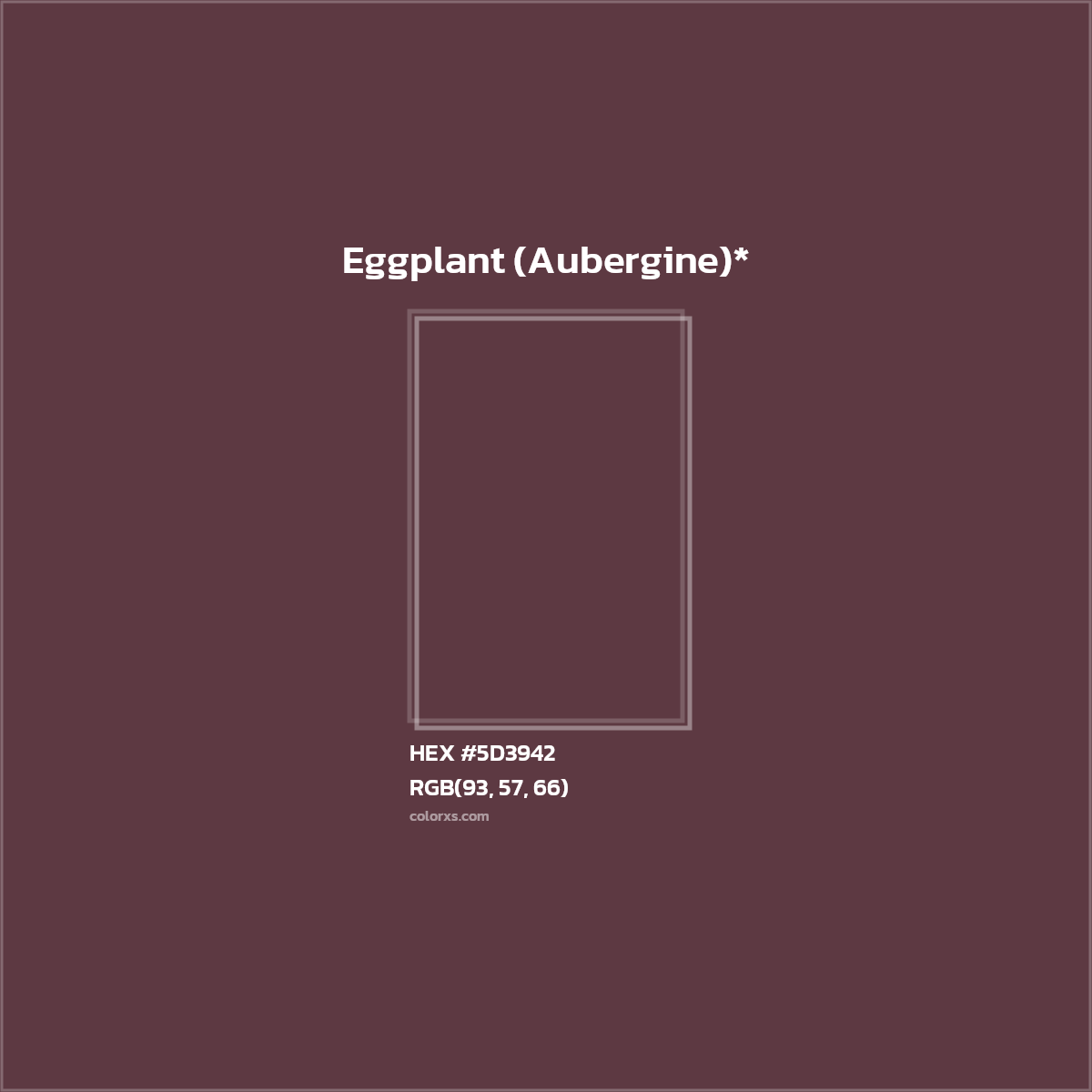 HEX #5D3942 Color Name, Color Code, Palettes, Similar Paints, Images