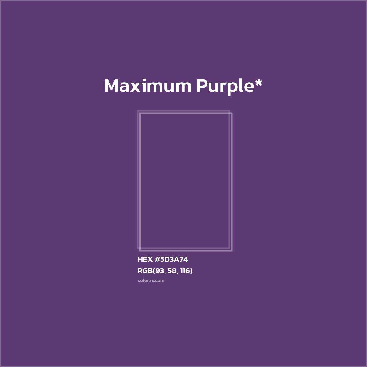 HEX #5D3A74 Color Name, Color Code, Palettes, Similar Paints, Images