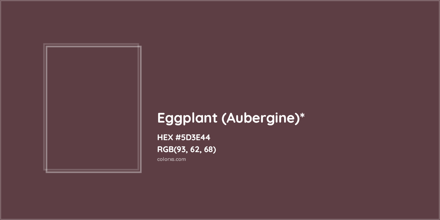 HEX #5D3E44 Color Name, Color Code, Palettes, Similar Paints, Images