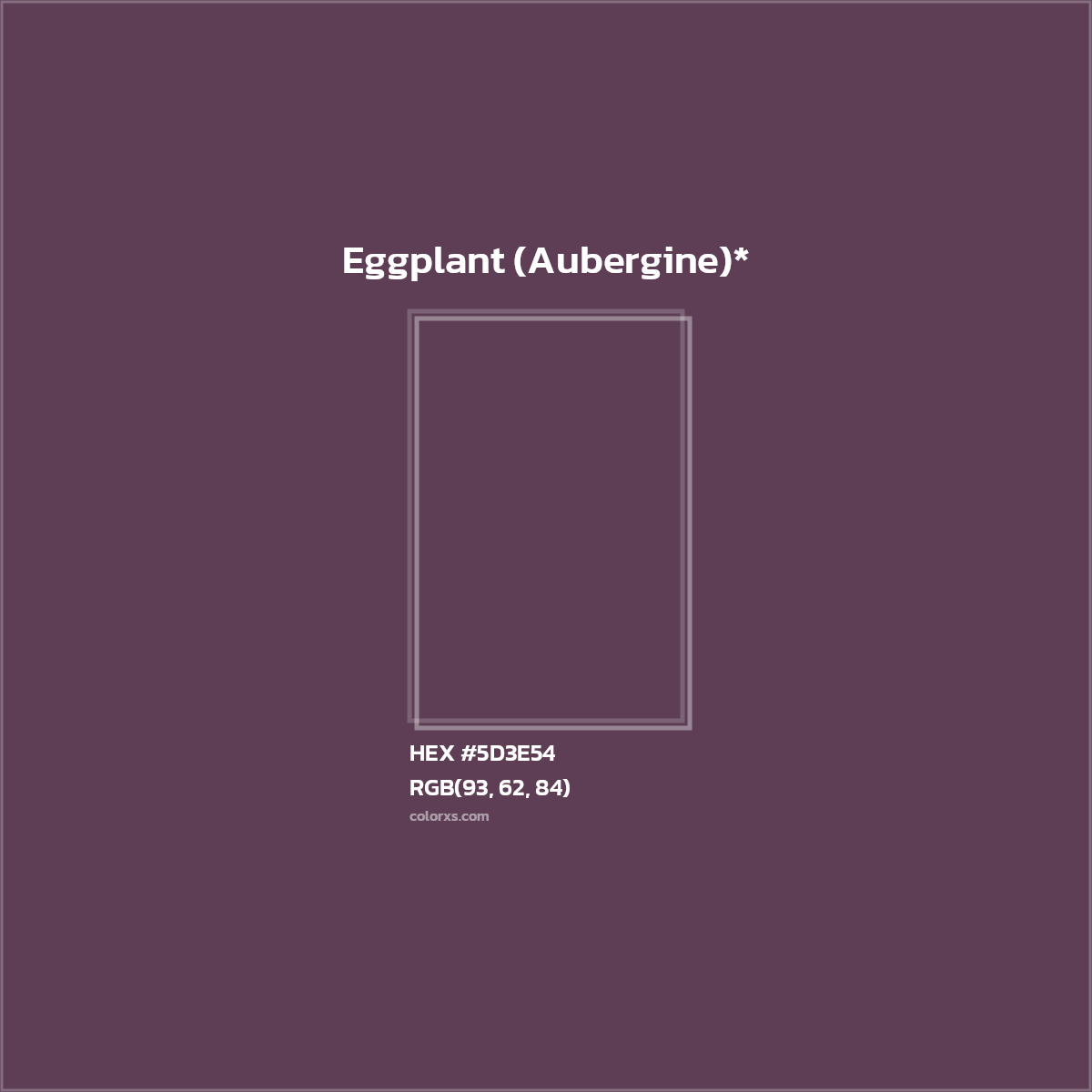 HEX #5D3E54 Color Name, Color Code, Palettes, Similar Paints, Images