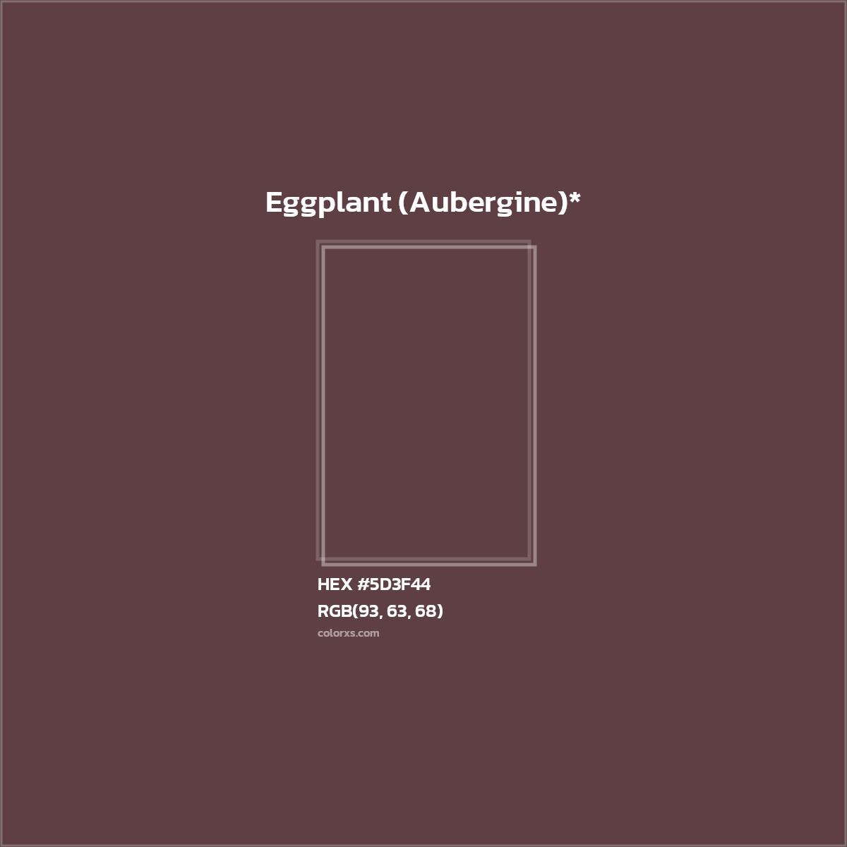 HEX #5D3F44 Color Name, Color Code, Palettes, Similar Paints, Images