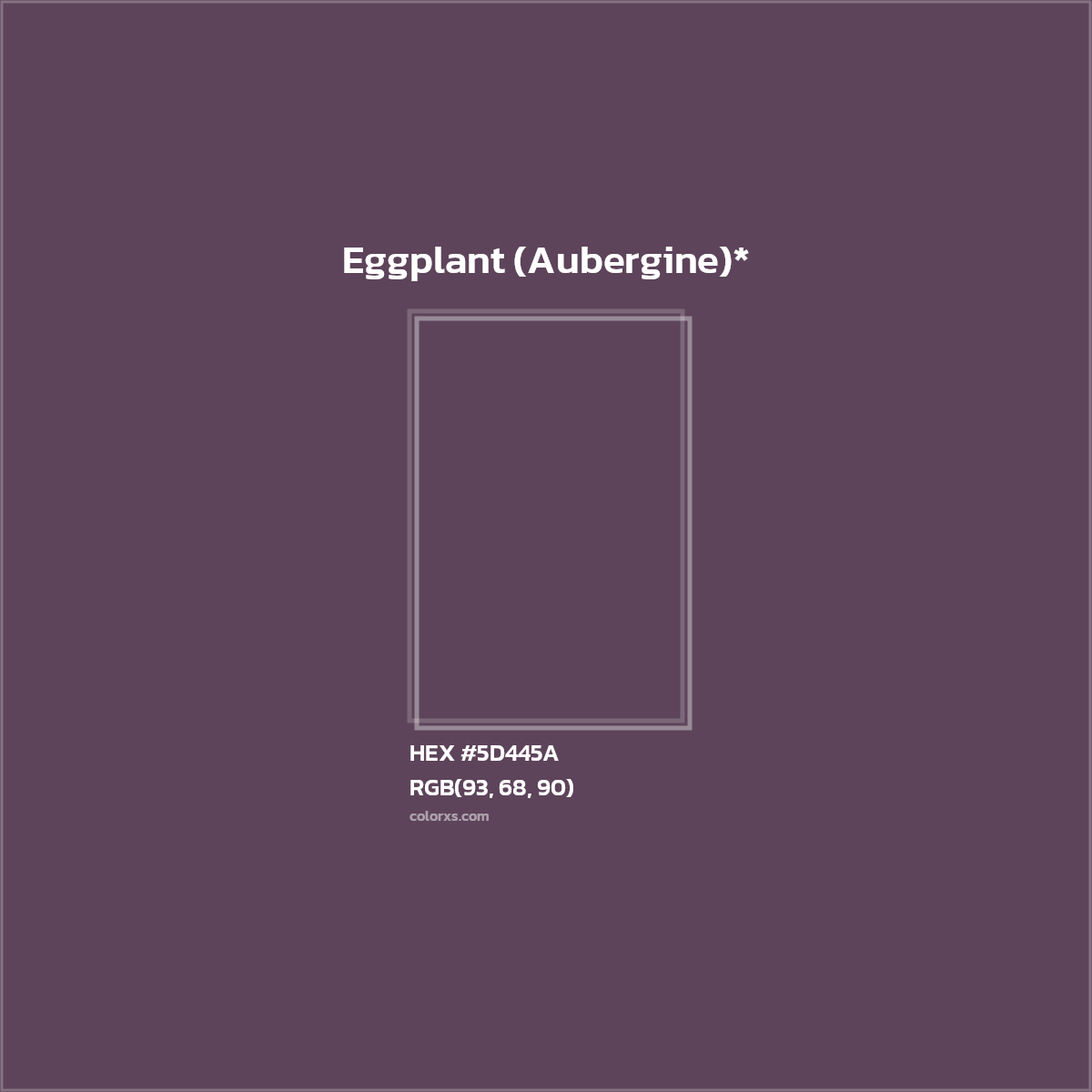 HEX #5D445A Color Name, Color Code, Palettes, Similar Paints, Images