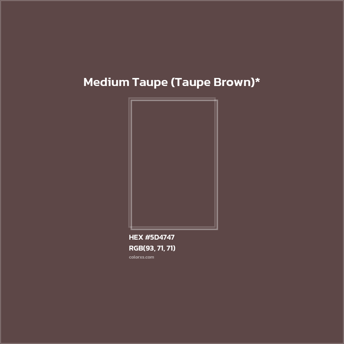 HEX #5D4747 Color Name, Color Code, Palettes, Similar Paints, Images