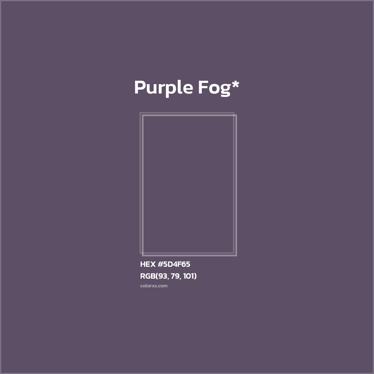 HEX #5D4F65 Color Name, Color Code, Palettes, Similar Paints, Images