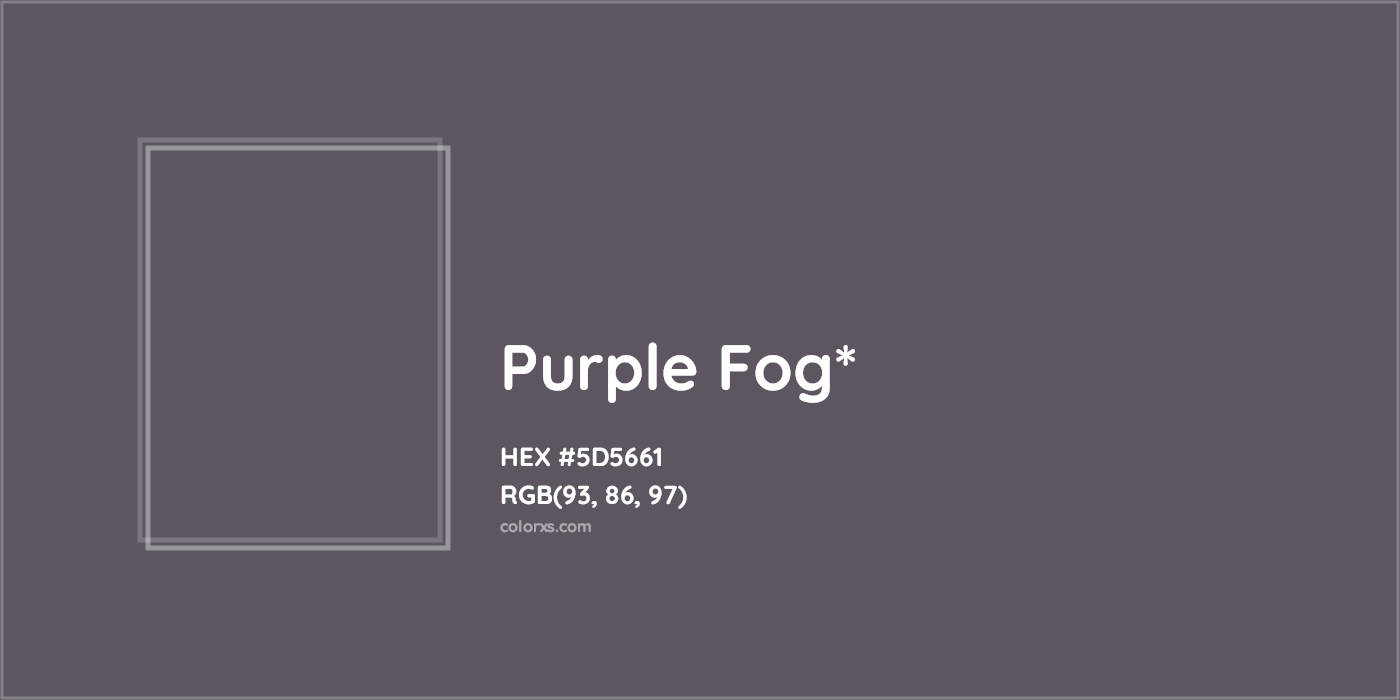 HEX #5D5661 Color Name, Color Code, Palettes, Similar Paints, Images