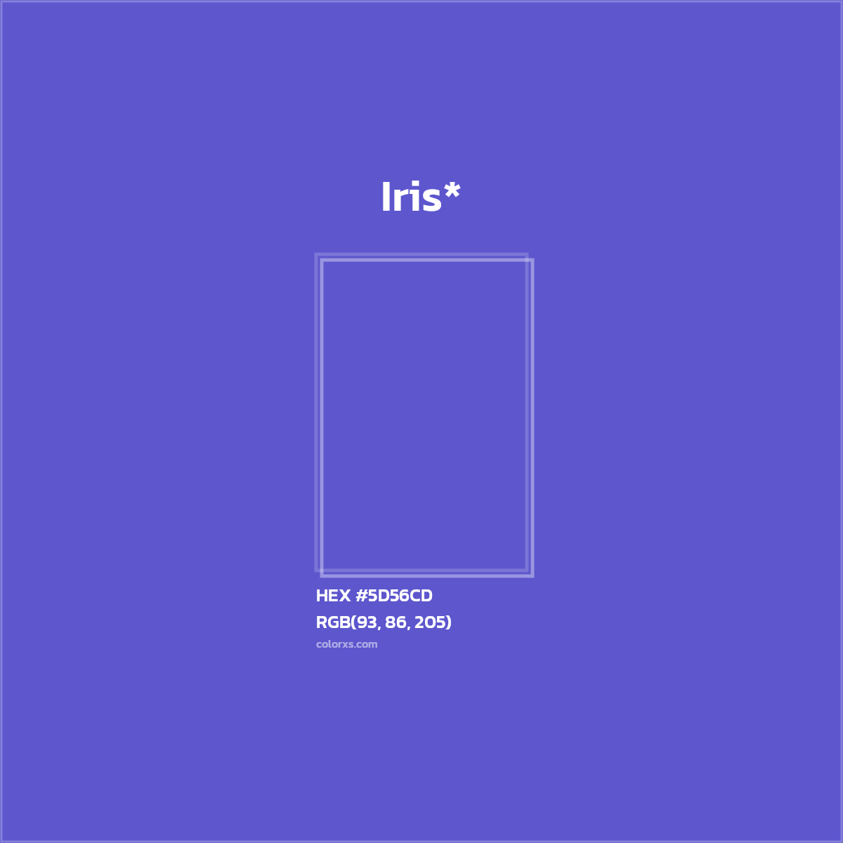 HEX #5D56CD Color Name, Color Code, Palettes, Similar Paints, Images