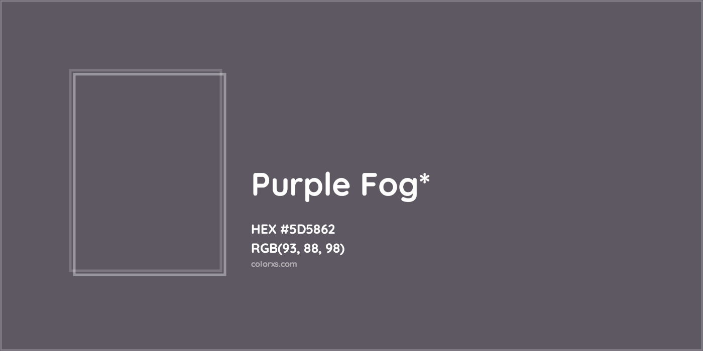 HEX #5D5862 Color Name, Color Code, Palettes, Similar Paints, Images