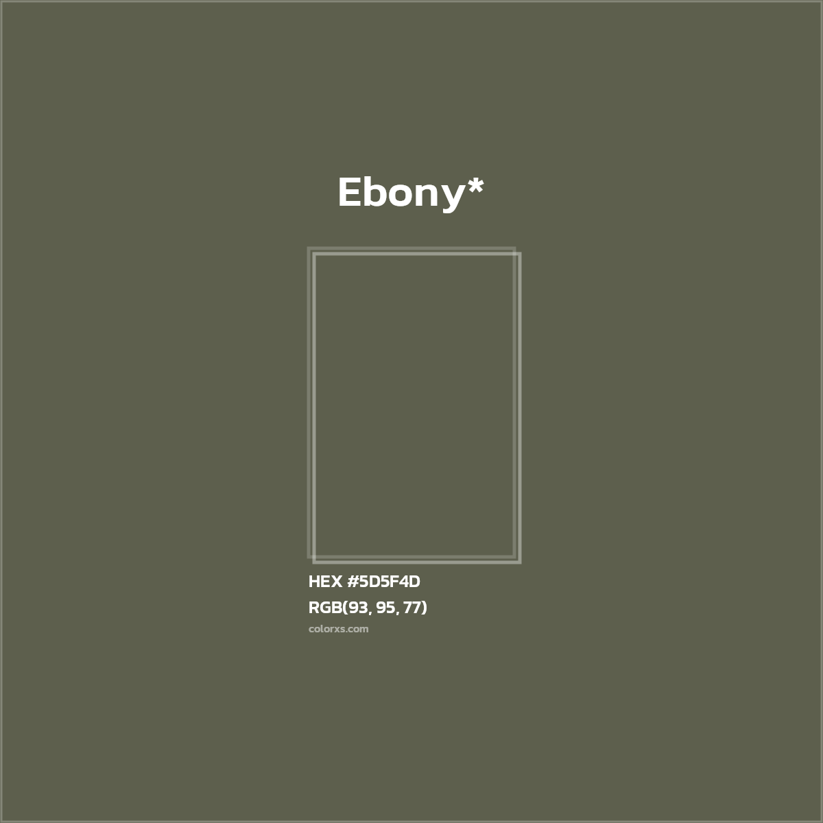 HEX #5D5F4D Color Name, Color Code, Palettes, Similar Paints, Images