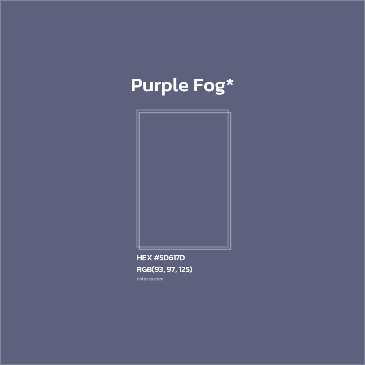 HEX #5D617D Color Name, Color Code, Palettes, Similar Paints, Images