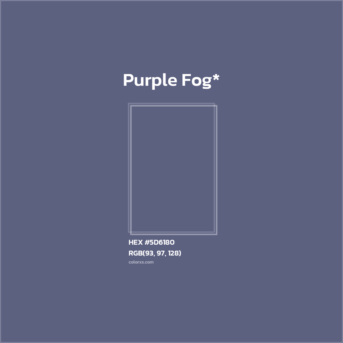 HEX #5D6180 Color Name, Color Code, Palettes, Similar Paints, Images