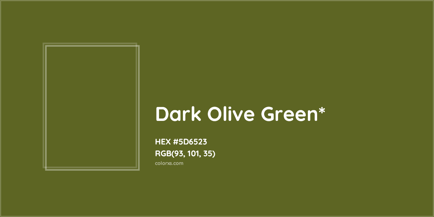 HEX #5D6523 Color Name, Color Code, Palettes, Similar Paints, Images