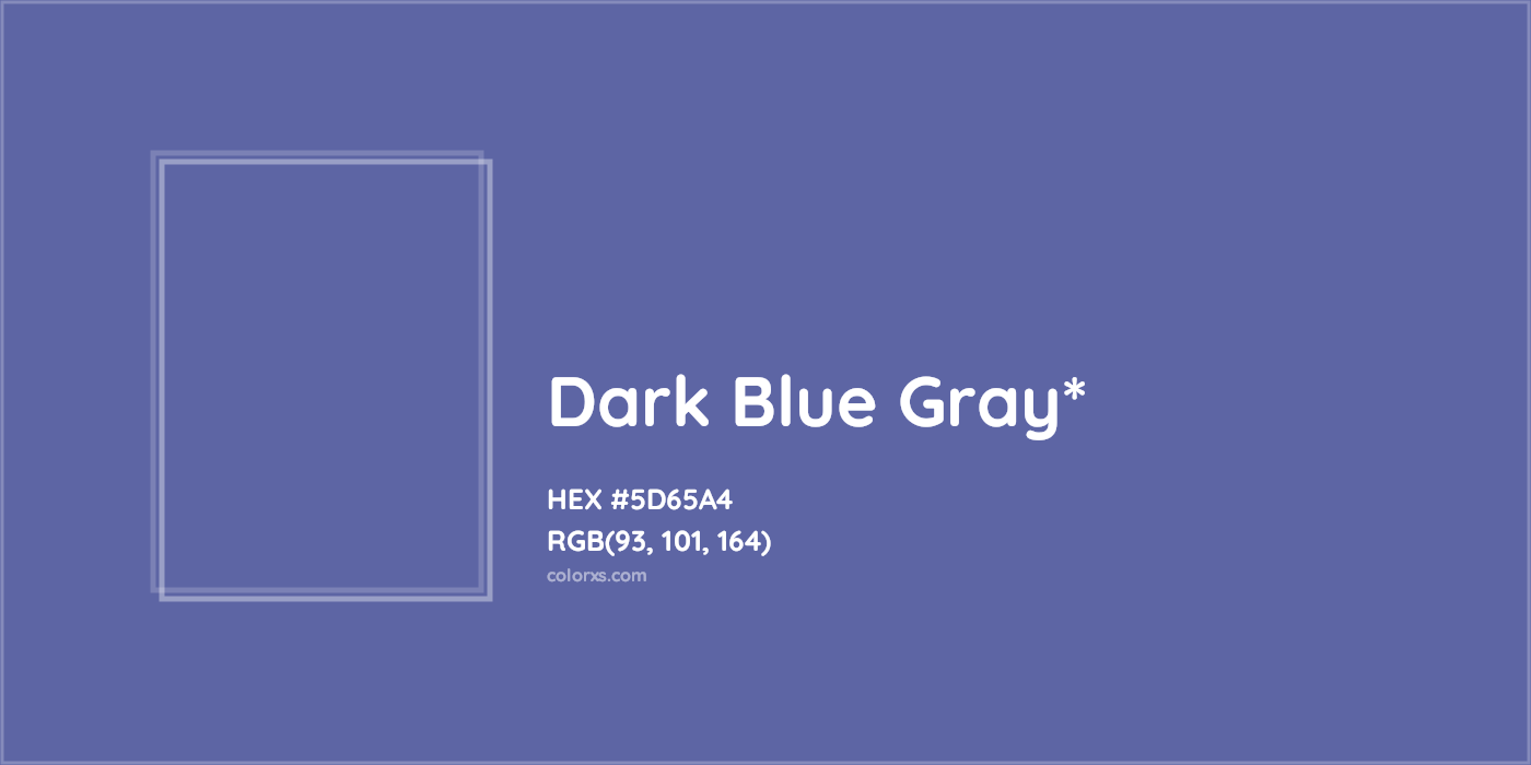 HEX #5D65A4 Color Name, Color Code, Palettes, Similar Paints, Images
