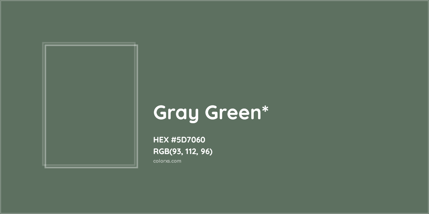 HEX #5D7060 Color Name, Color Code, Palettes, Similar Paints, Images