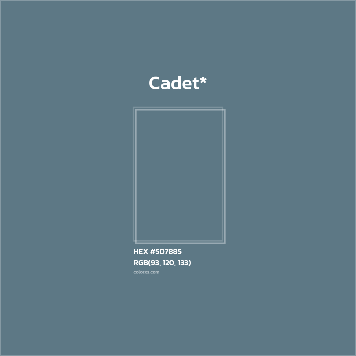 HEX #5D7885 Color Name, Color Code, Palettes, Similar Paints, Images