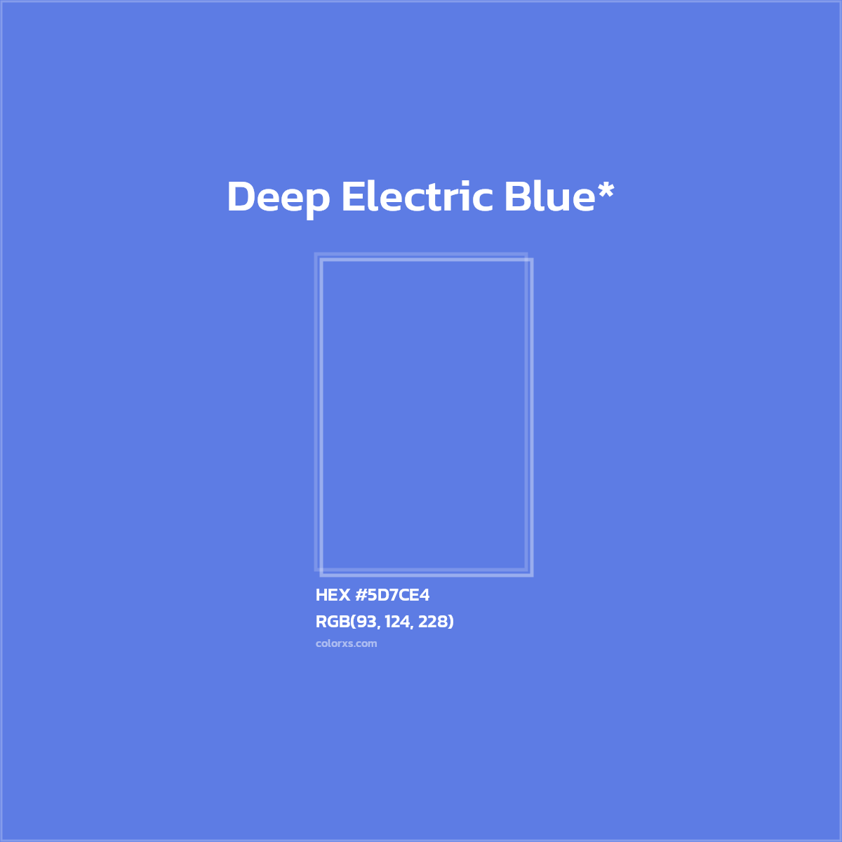 HEX #5D7CE4 Color Name, Color Code, Palettes, Similar Paints, Images