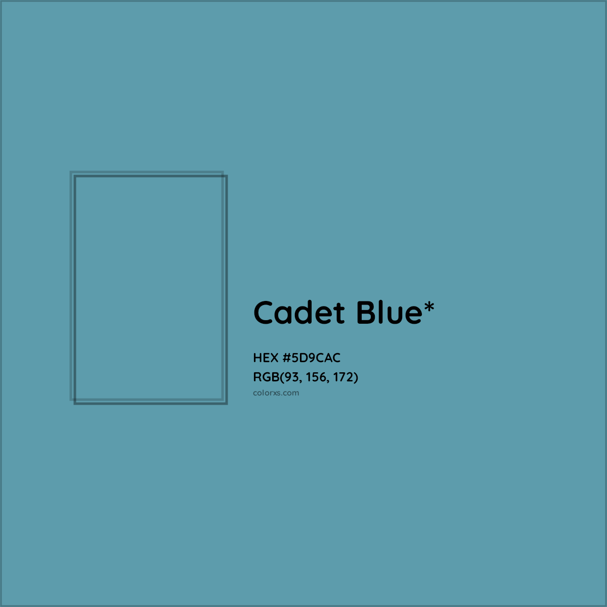 HEX #5D9CAC Color Name, Color Code, Palettes, Similar Paints, Images