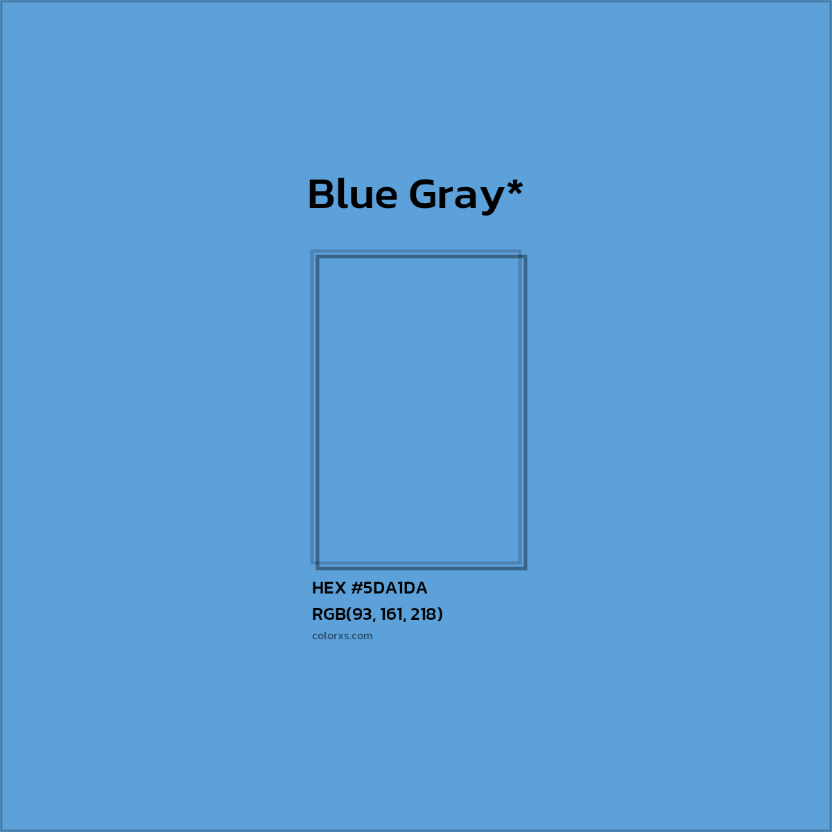 HEX #5DA1DA Color Name, Color Code, Palettes, Similar Paints, Images