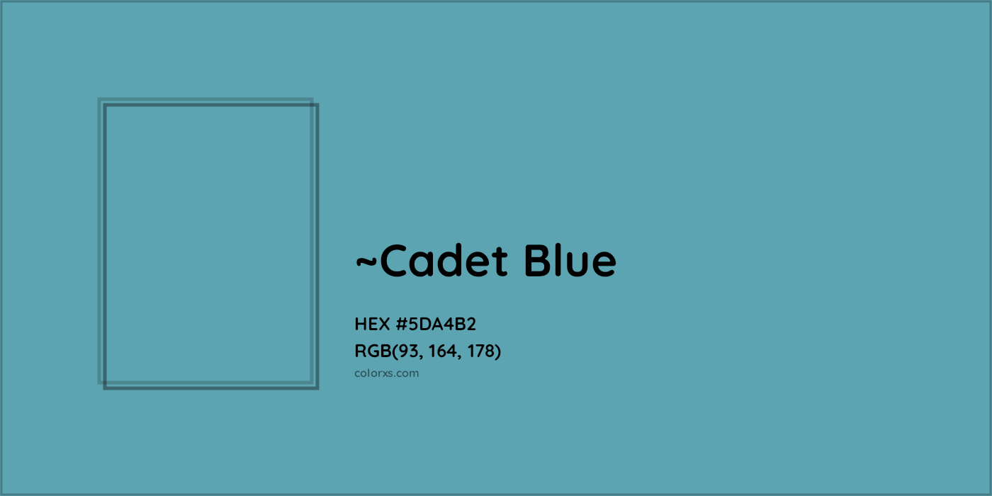 HEX #5DA4B2 Color Name, Color Code, Palettes, Similar Paints, Images