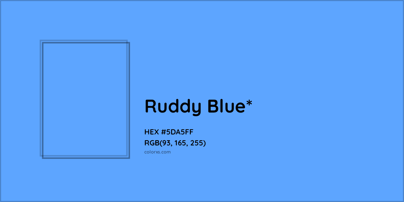 HEX #5DA5FF Color Name, Color Code, Palettes, Similar Paints, Images
