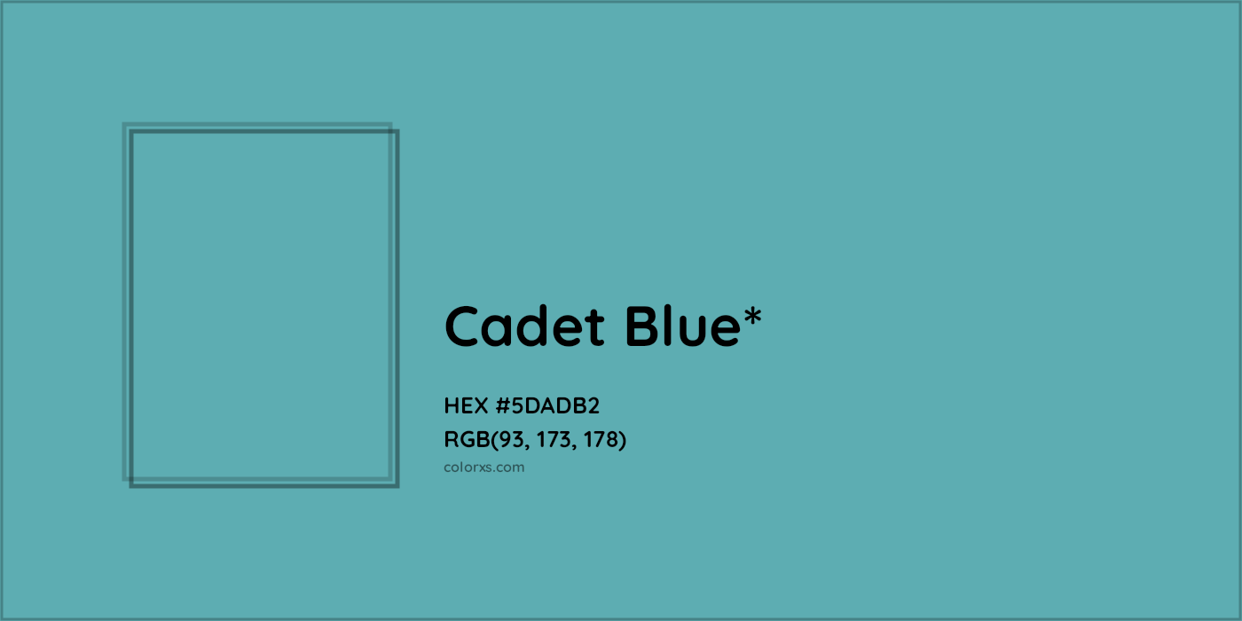HEX #5DADB2 Color Name, Color Code, Palettes, Similar Paints, Images