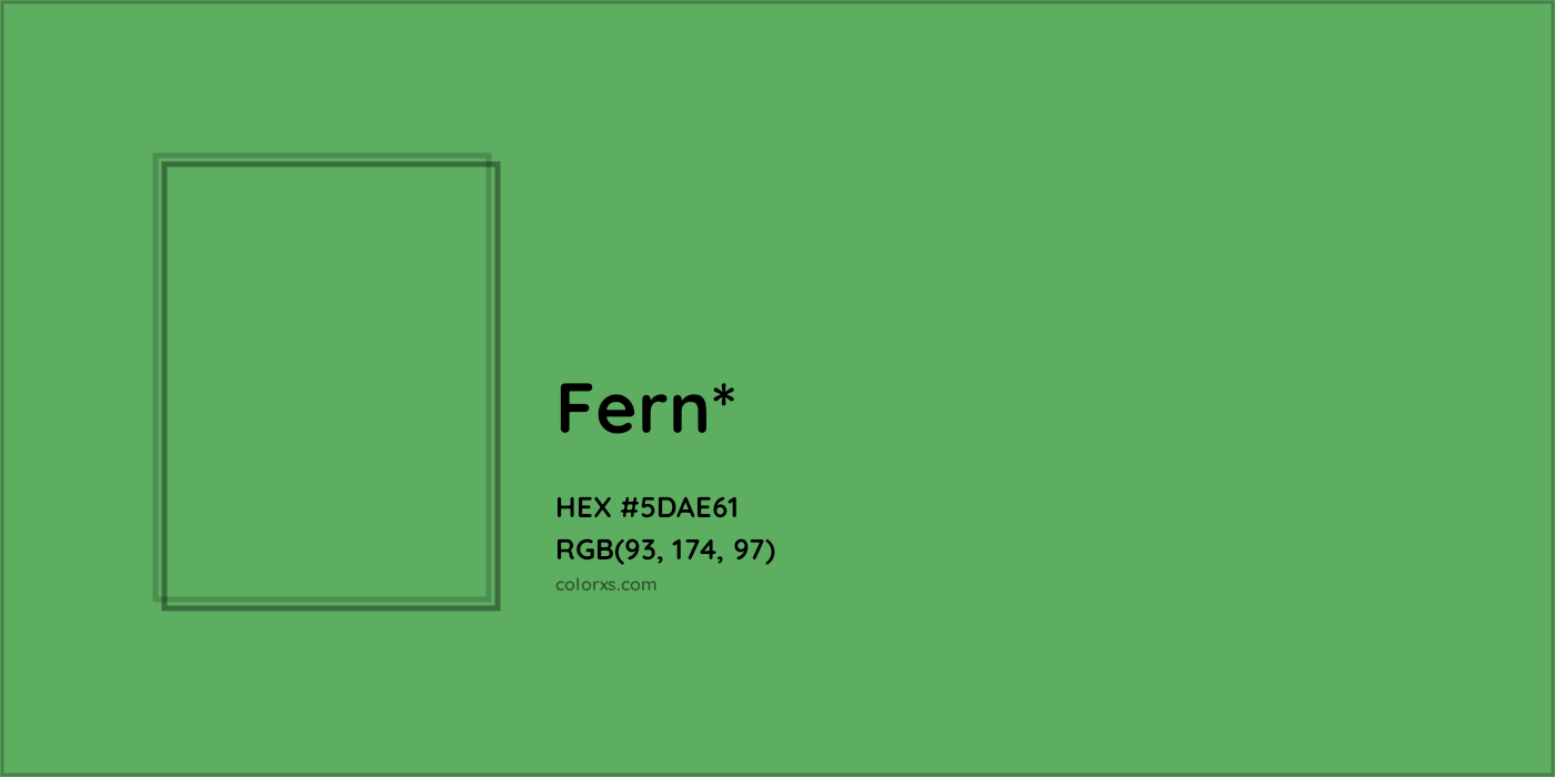 HEX #5DAE61 Color Name, Color Code, Palettes, Similar Paints, Images
