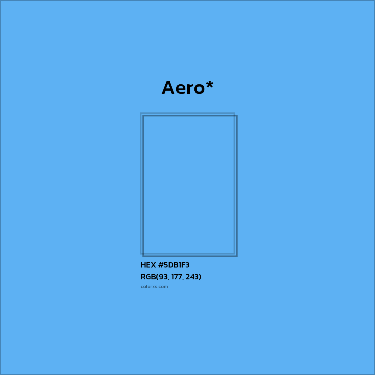 HEX #5DB1F3 Color Name, Color Code, Palettes, Similar Paints, Images