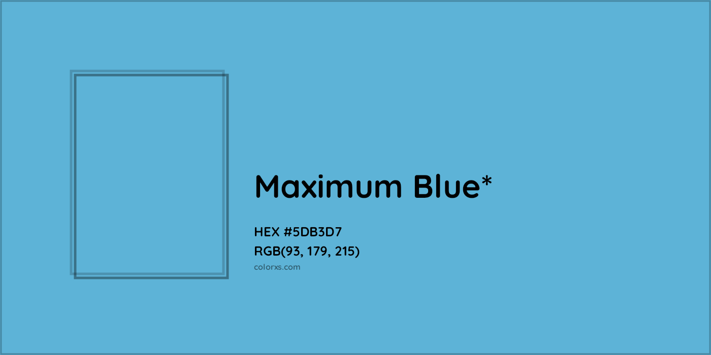 HEX #5DB3D7 Color Name, Color Code, Palettes, Similar Paints, Images