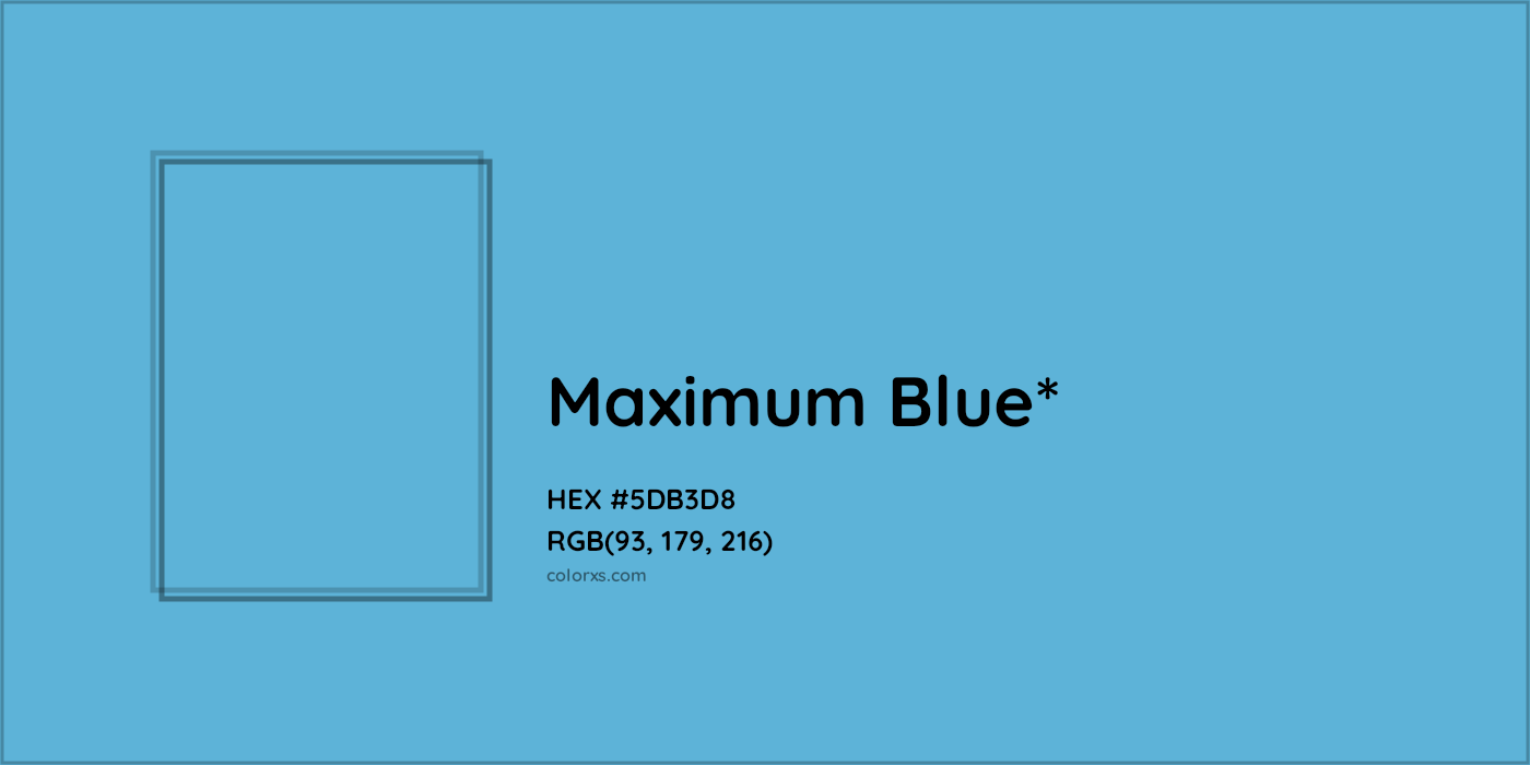 HEX #5DB3D8 Color Name, Color Code, Palettes, Similar Paints, Images