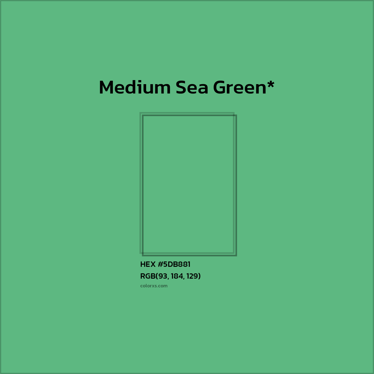 HEX #5DB881 Color Name, Color Code, Palettes, Similar Paints, Images