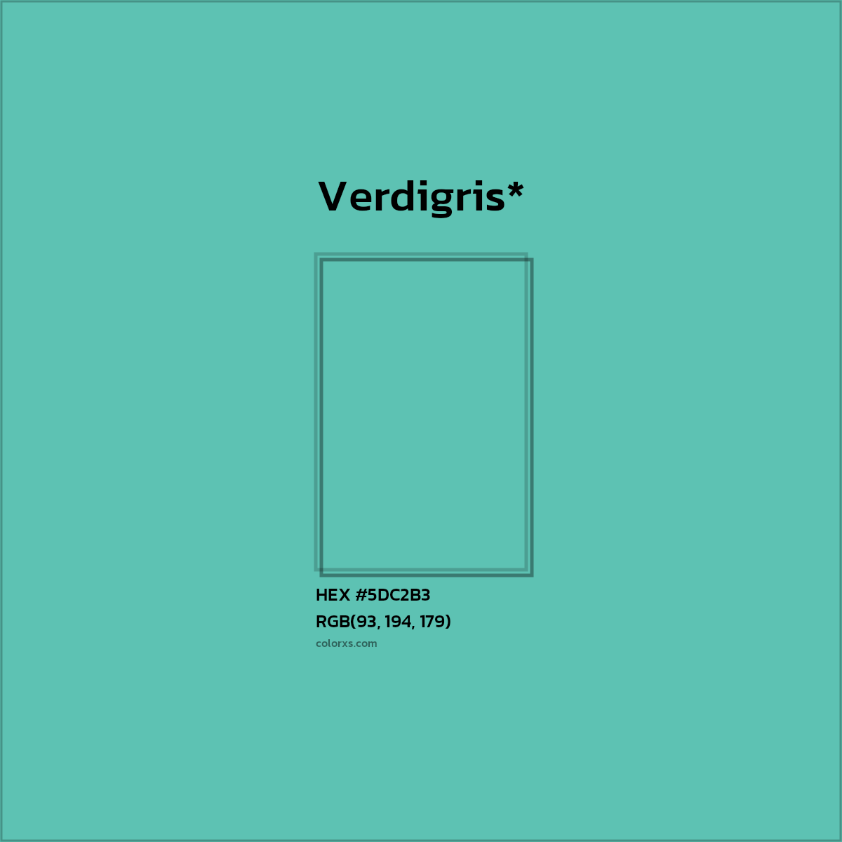 HEX #5DC2B3 Color Name, Color Code, Palettes, Similar Paints, Images