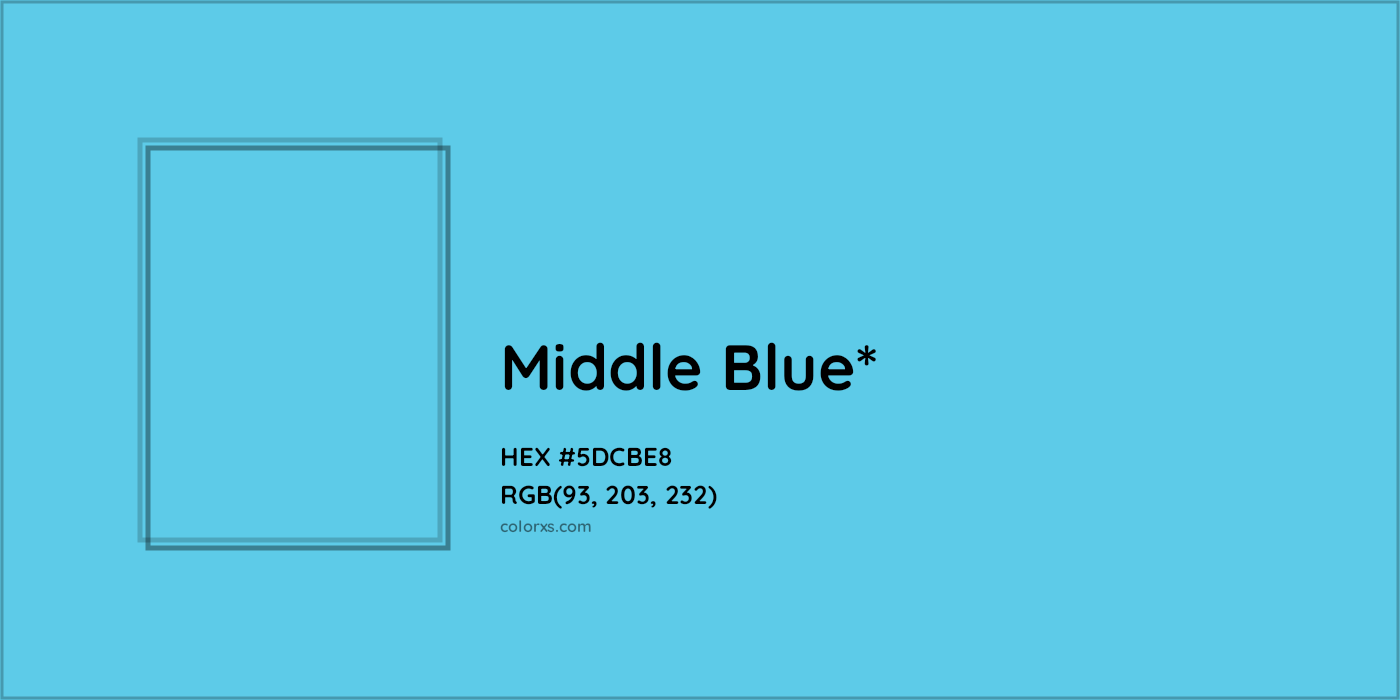 HEX #5DCBE8 Color Name, Color Code, Palettes, Similar Paints, Images