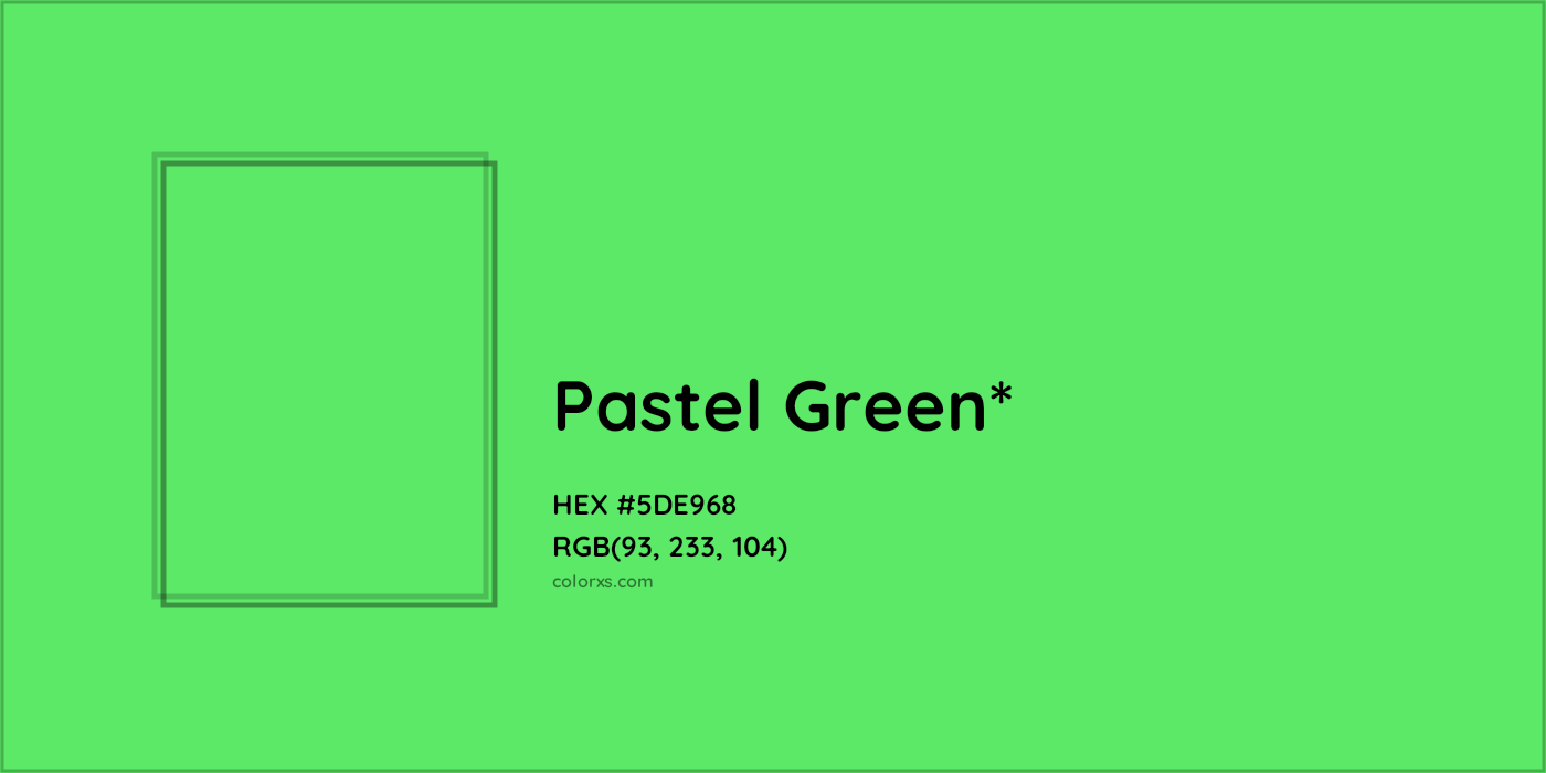HEX #5DE968 Color Name, Color Code, Palettes, Similar Paints, Images