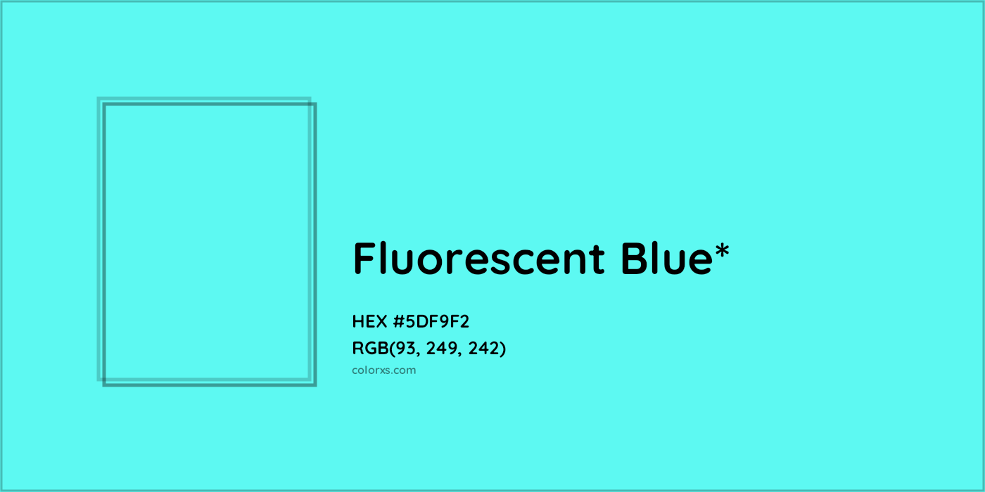 HEX #5DF9F2 Color Name, Color Code, Palettes, Similar Paints, Images