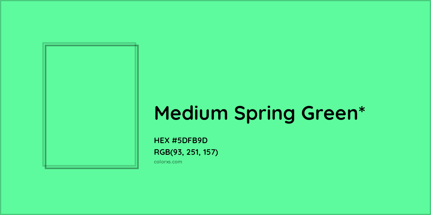 HEX #5DFB9D Color Name, Color Code, Palettes, Similar Paints, Images