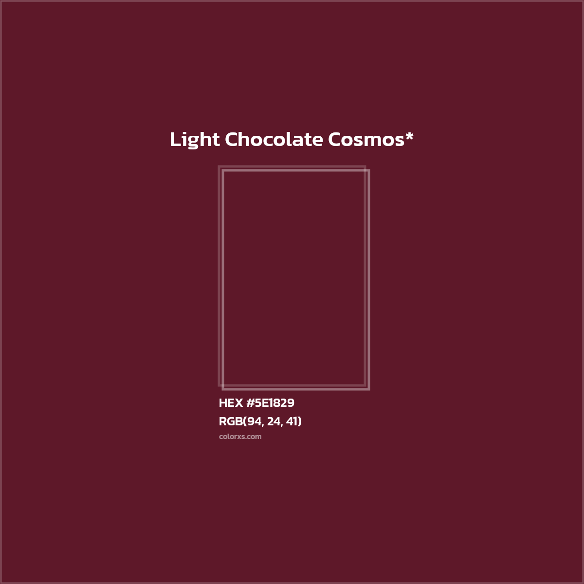 HEX #5E1829 Color Name, Color Code, Palettes, Similar Paints, Images
