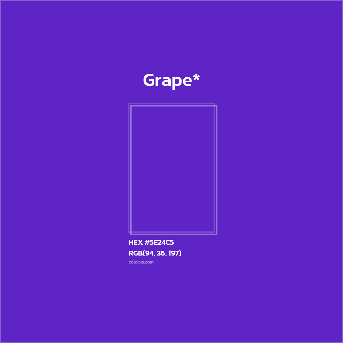 HEX #5E24C5 Color Name, Color Code, Palettes, Similar Paints, Images