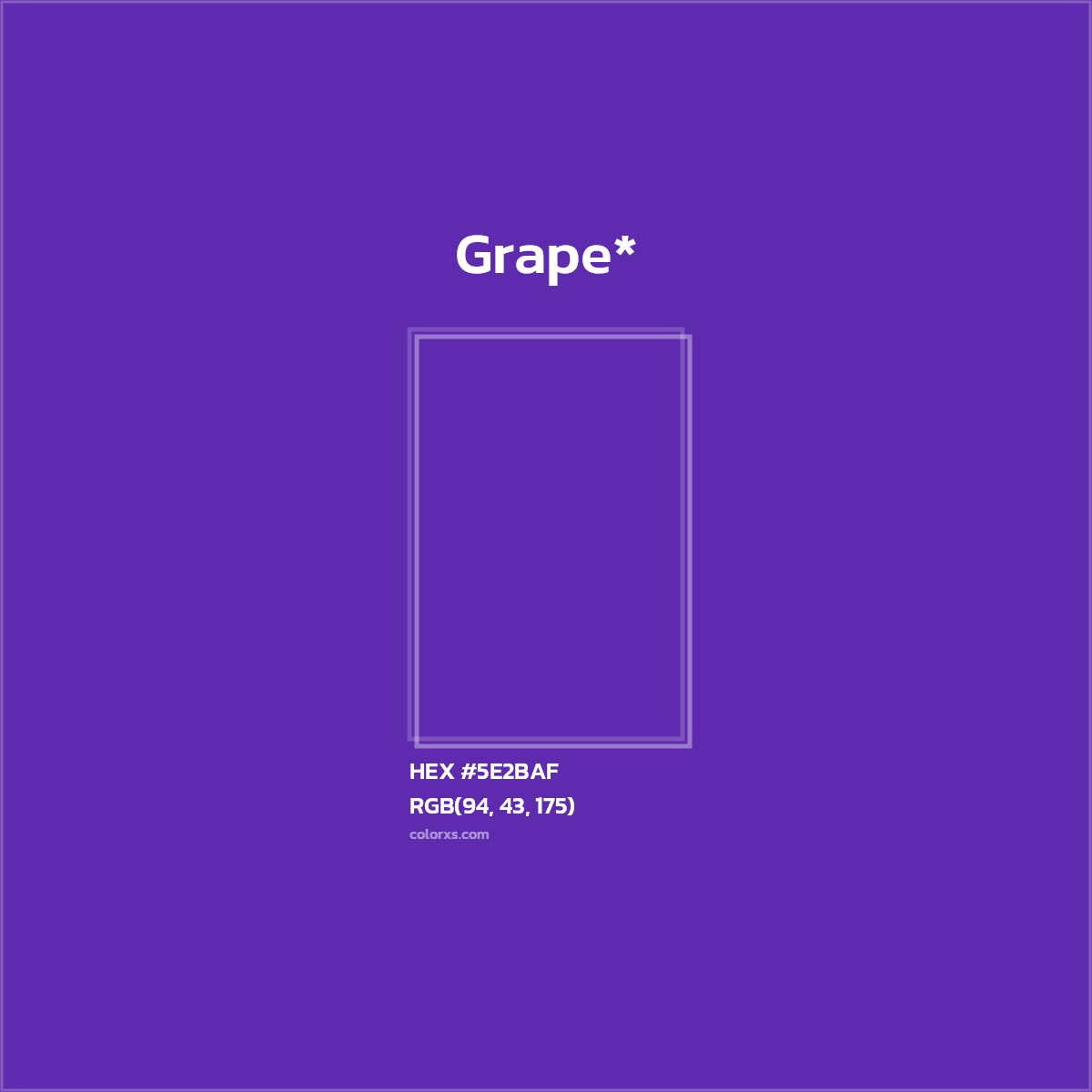 HEX #5E2BAF Color Name, Color Code, Palettes, Similar Paints, Images
