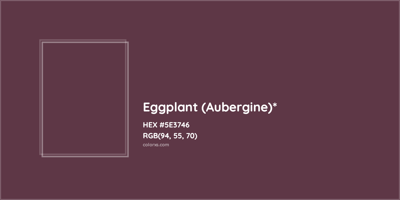 HEX #5E3746 Color Name, Color Code, Palettes, Similar Paints, Images
