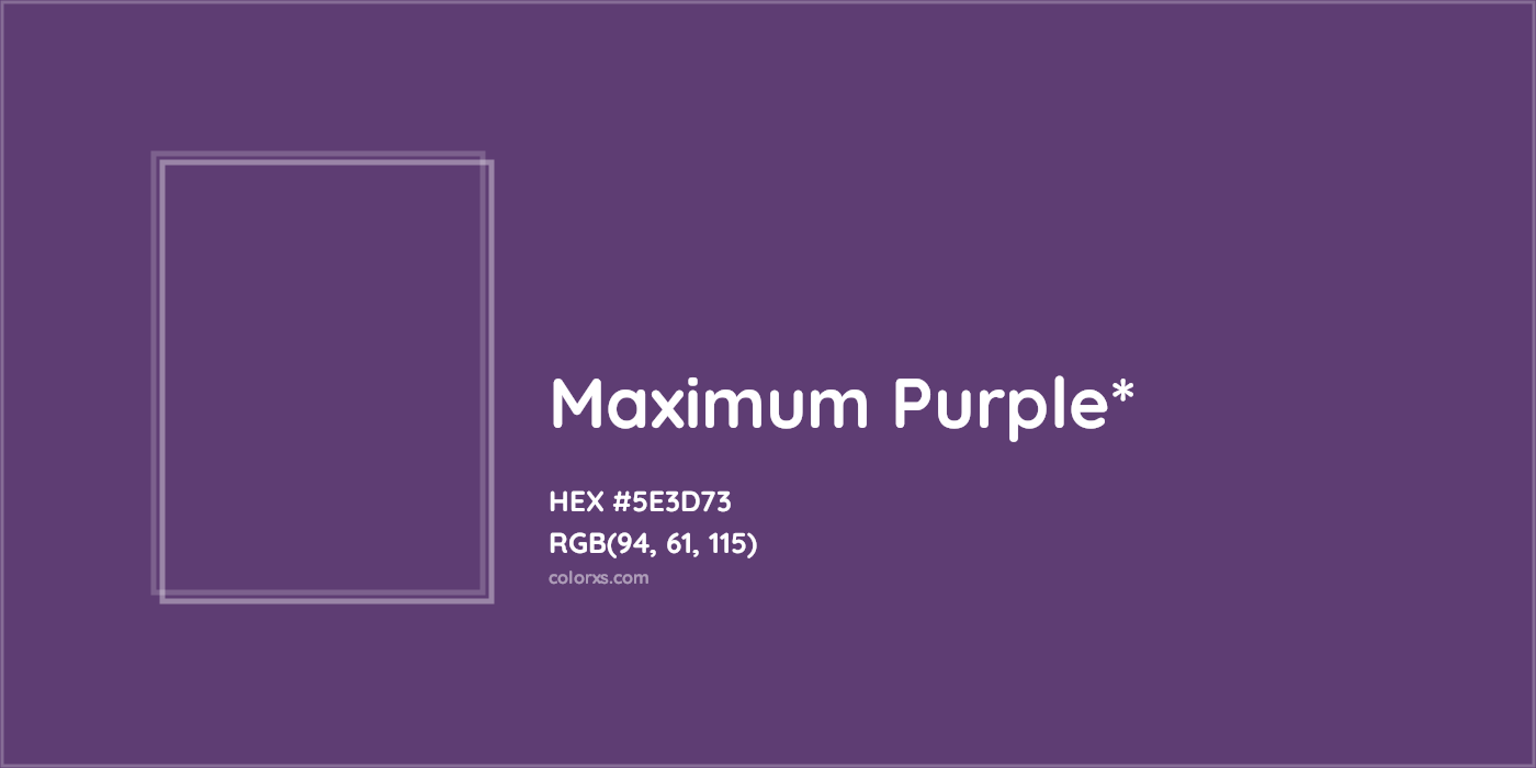 HEX #5E3D73 Color Name, Color Code, Palettes, Similar Paints, Images