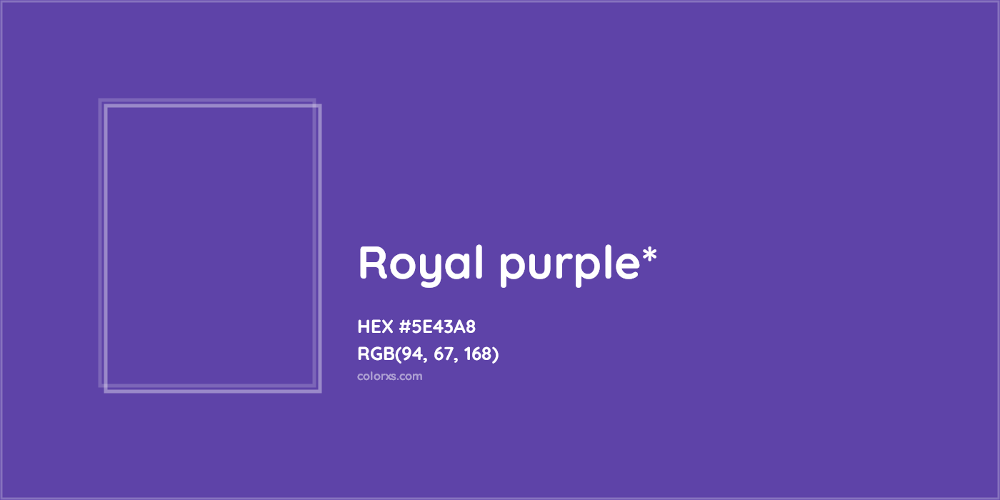 HEX #5E43A8 Color Name, Color Code, Palettes, Similar Paints, Images