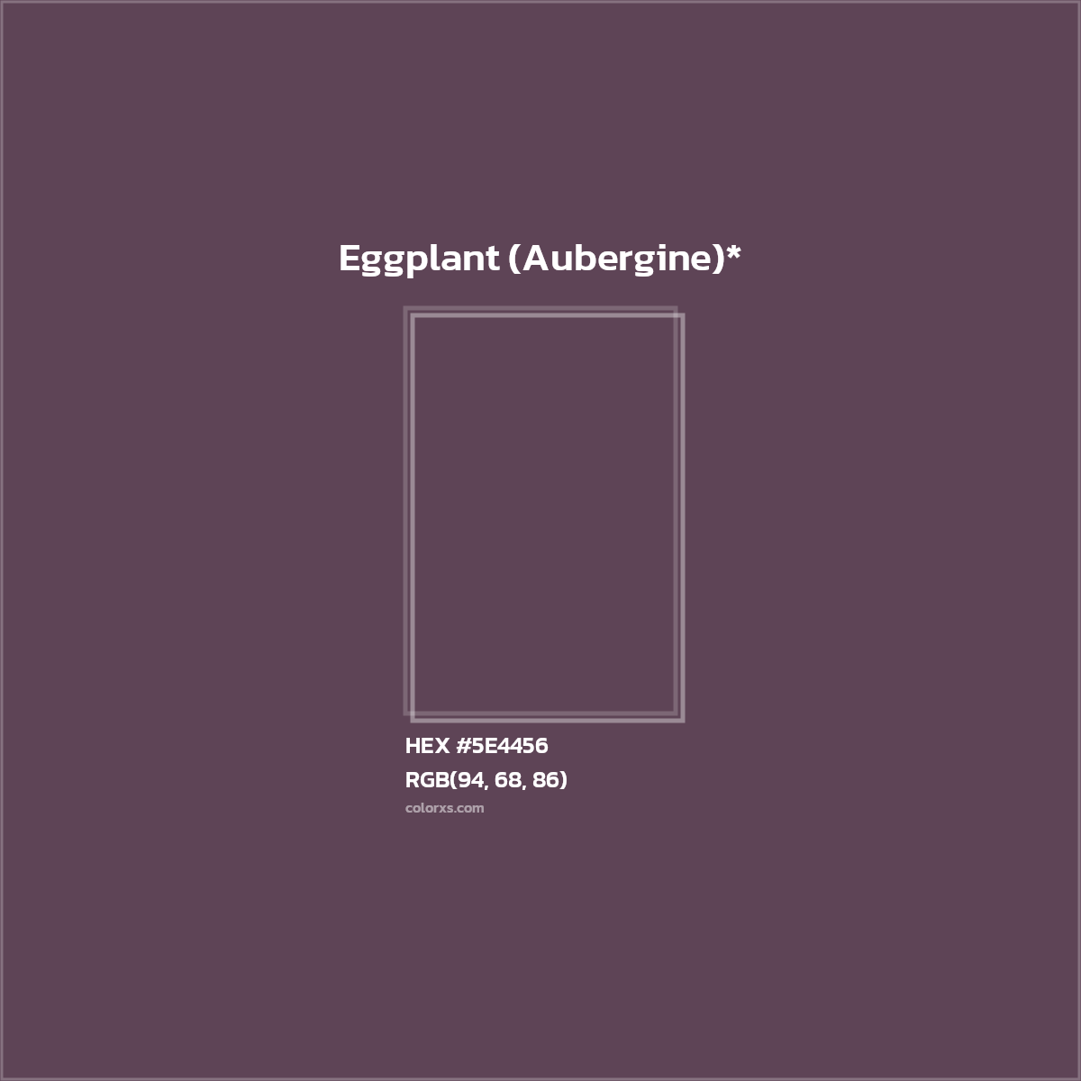 HEX #5E4456 Color Name, Color Code, Palettes, Similar Paints, Images