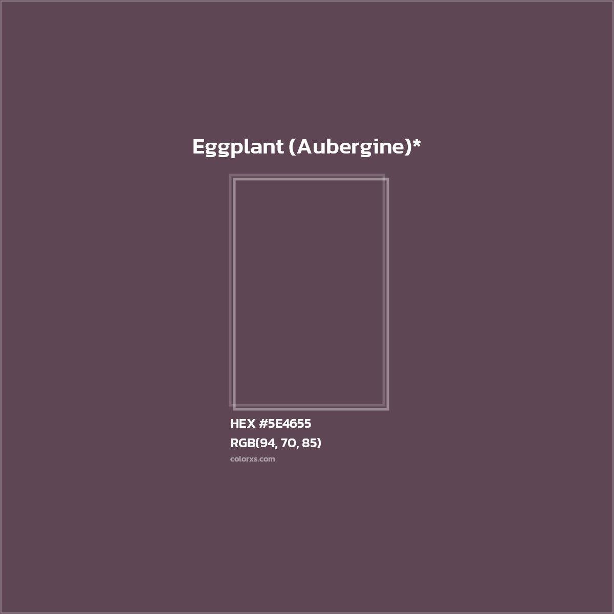 HEX #5E4655 Color Name, Color Code, Palettes, Similar Paints, Images